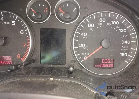 2006 Audi A3 2.0T z USA, uszkodzony, nr VIN WAUMF78P36A201871